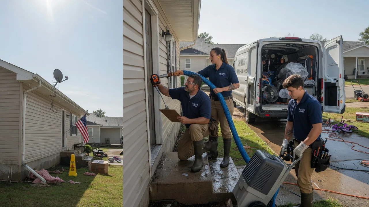 Ceiling Water Damage Restoration in Tahlequah, OK near me