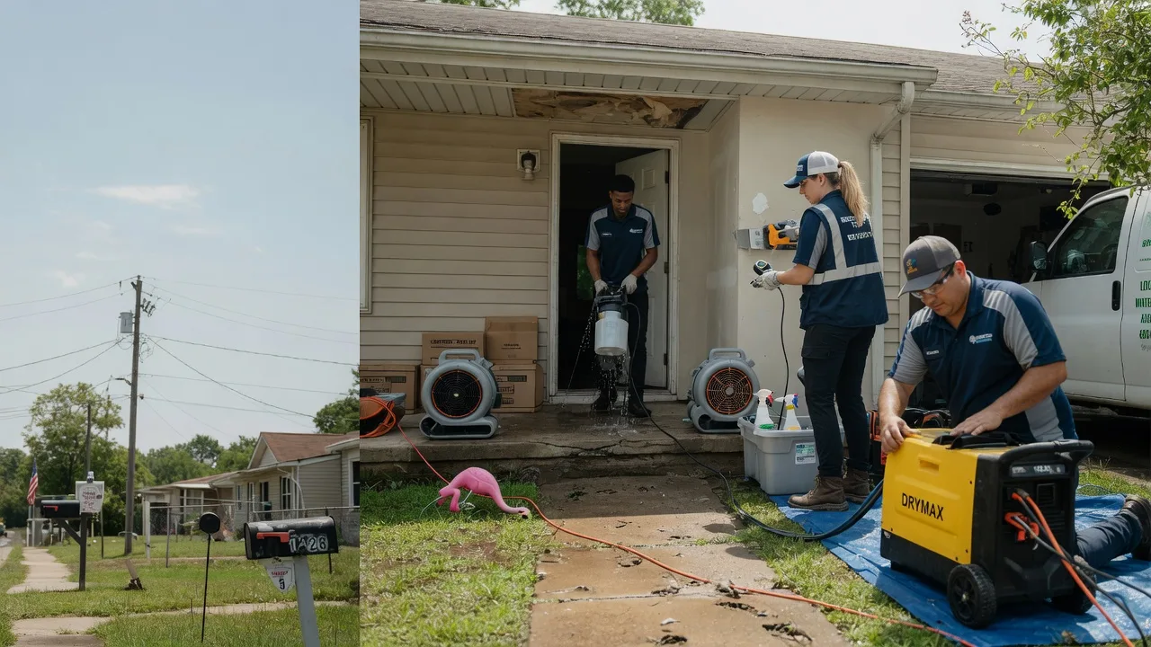 Storm Damage Water Removal in Tahlequah, OK near me